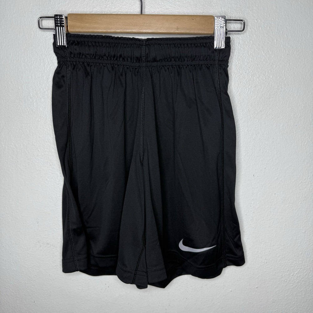 New Nike Team Youth Fly Dri-fit Black Athletic Shorts Youth Small